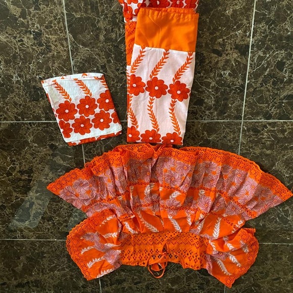 Dresses & Skirts - African lace outfit dress and skirts😍